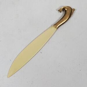 Vintage Letter Opener Mid Century Horse Celluloid